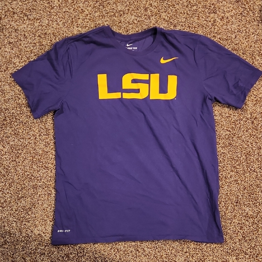 Nike Men's LSU Dri-FIT T-Shirt Size: L